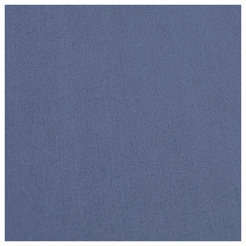 Baumwolle Satin uni fein mitternachtsblau
