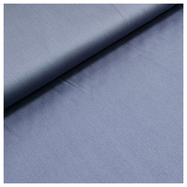 Baumwolle Satin uni fein mitternachtsblau