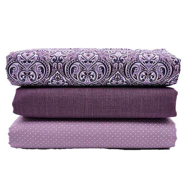 Trachten Stoffpaket traube und flieder mit Ornamenten Schürze