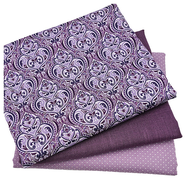 Trachten Stoffpaket traube und flieder mit Ornamenten Schürze