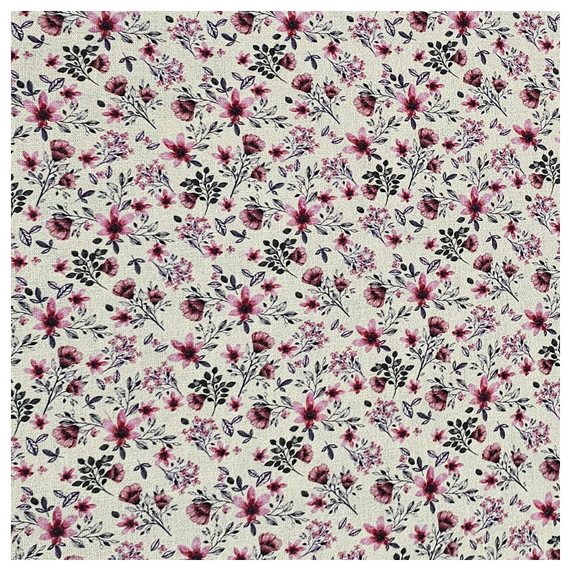 Trachten Stoffpaket beige und traube mit Schürze