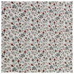Baumwoll-Popelin Digital Streublümchen grün und braun