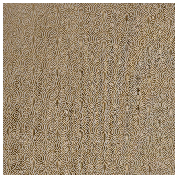 Baumwolle feines Muster Halbdruck in goldgelb