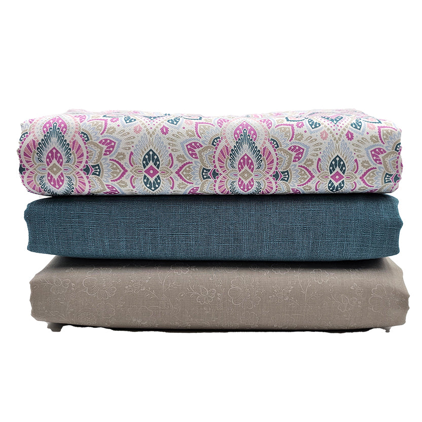 Trachten Stoffpaket in blaugrün und beige mit Schürze