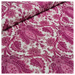 Baumwollsatin Siena Paisley fuchsia