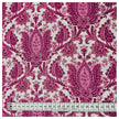 Baumwollsatin Siena Paisley fuchsia