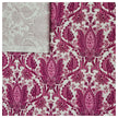 Baumwollsatin Siena Paisley fuchsia