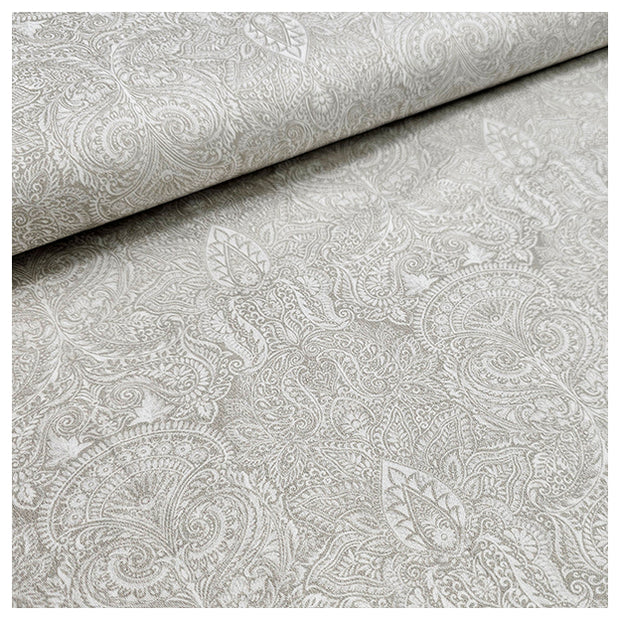 Baumwollsatin Siena Ornamente mit Paisley stein