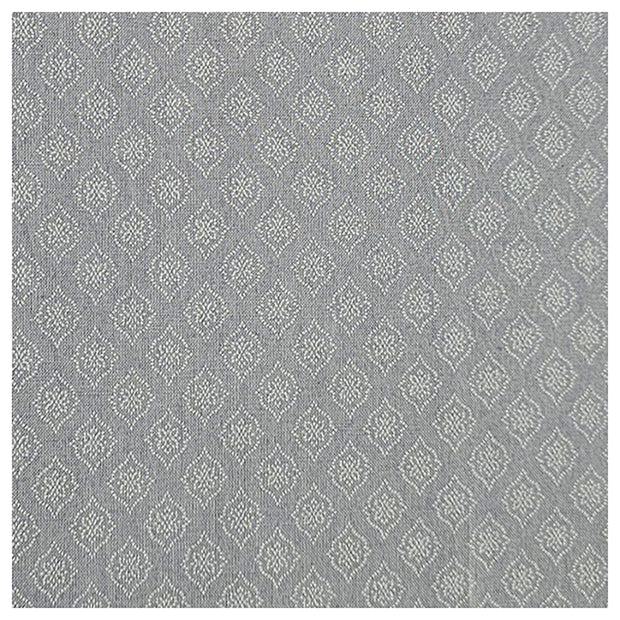 Baumwolle kleine Ornamente Halbdruck in puderblau