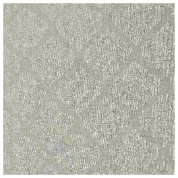 Baumwolle Ornament Halbdruck in graugrün