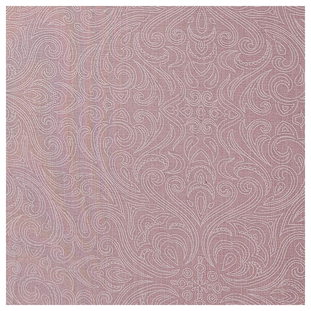 Baumwolle Halbdruck zartrosa und weiß