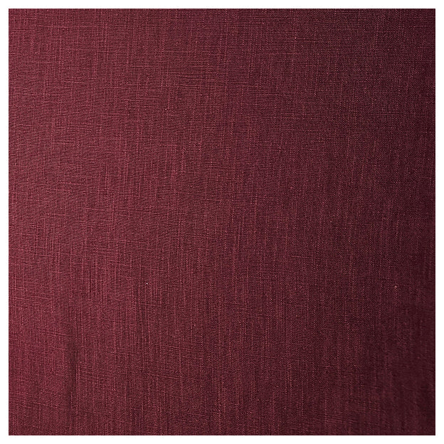 Leinen uni bordeaux