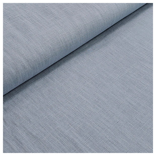 Leinen uni babyblau