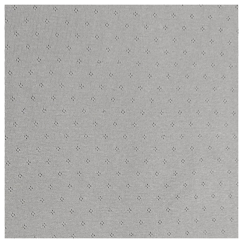 Jersey Ajour uni hellgrau