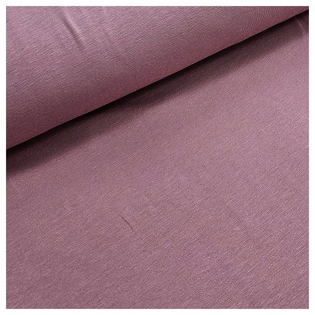 Baumwolljersey uni light mauve