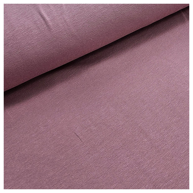 Baumwolljersey uni light mauve