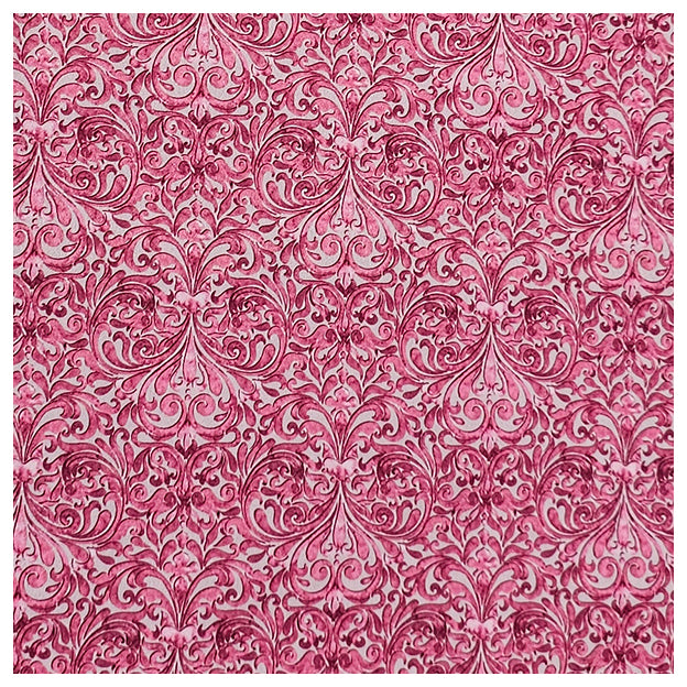 Baumwollsatin Ornamente und Paisley beere