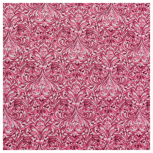 Baumwollsatin Ornamente und Paisley beere