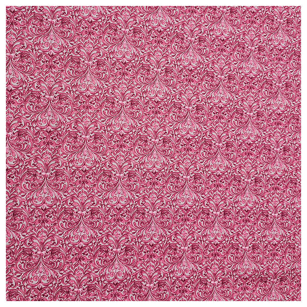 Baumwollsatin Ornamente und Paisley beere