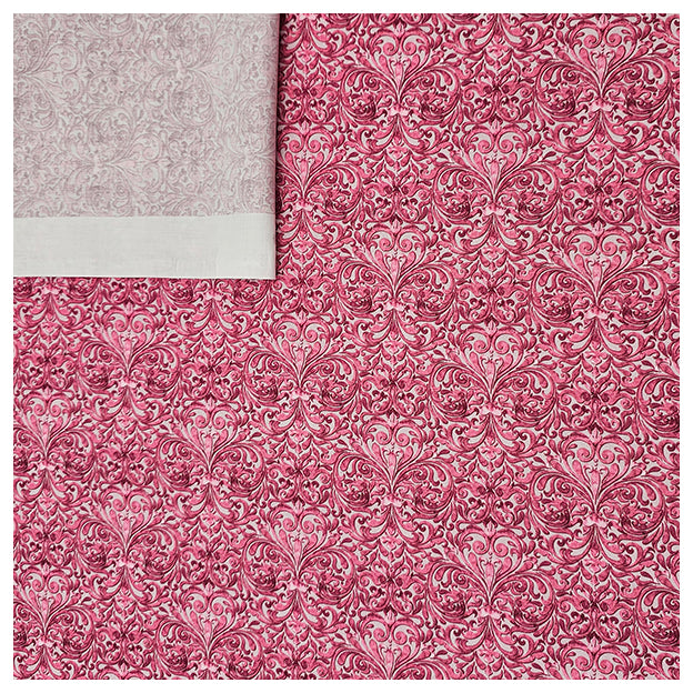 Baumwollsatin Ornamente und Paisley beere