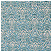 Baumwollsatin Ornamente und Paisley hellblau