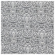 Baumwollsatin Ornamente und Paisley grau