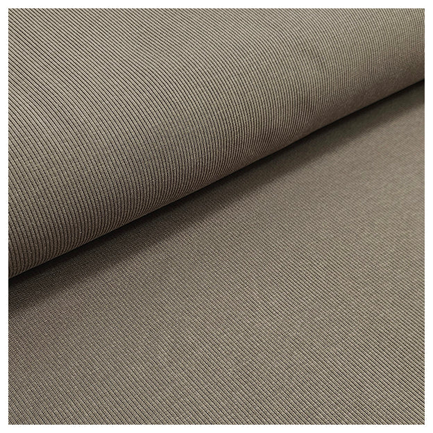 Rippjersey taupe