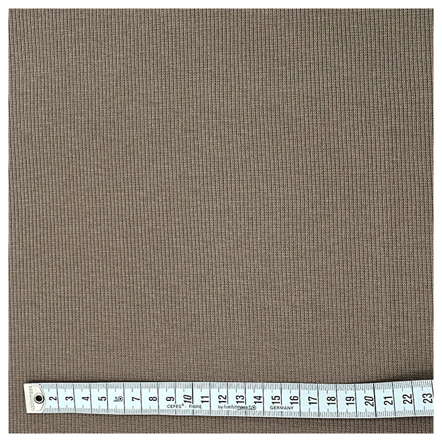 Rippjersey taupe