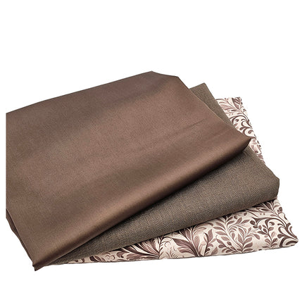Trachten Stoffpaket taupe und beige mit Schürze