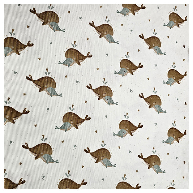 Rippjersey Digital süßer Wal