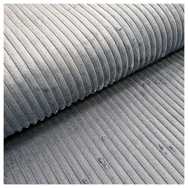 Breit Cord rauchblau