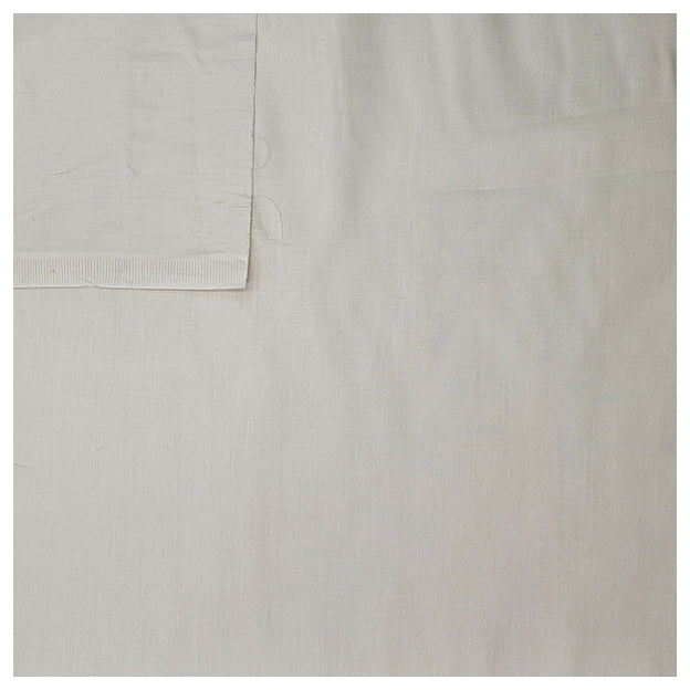 Baumwolle Satin uni fein ecru