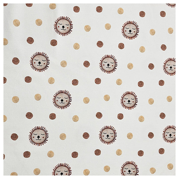 French Terry Löwe naturweiß