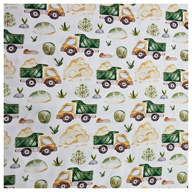 Jersey Fahrzeuge Baustelle grün