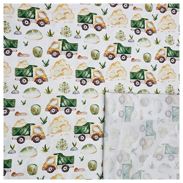 Jersey Fahrzeuge Baustelle grün