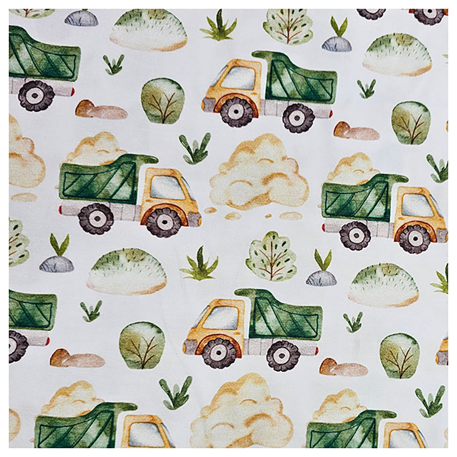 Jersey Fahrzeuge Baustelle grün