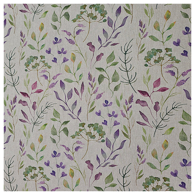 Canvas Leinen-Optik Blätter lila