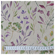 Canvas Leinen-Optik Blätter lila