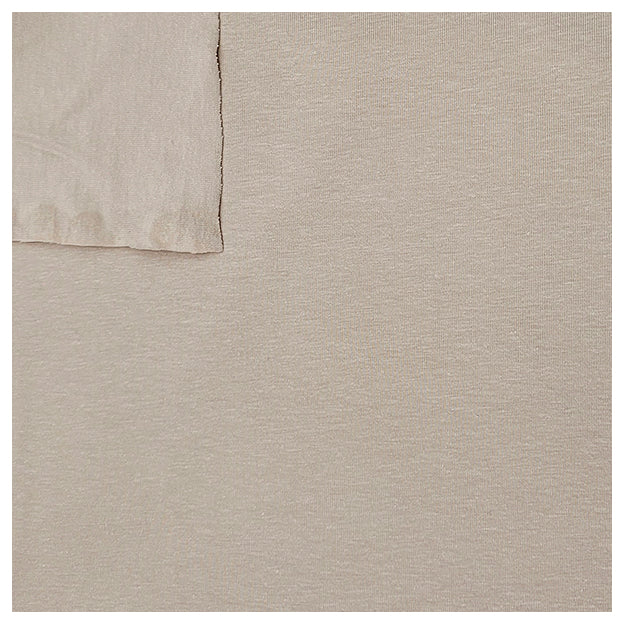 Baumwolljersey uni beige