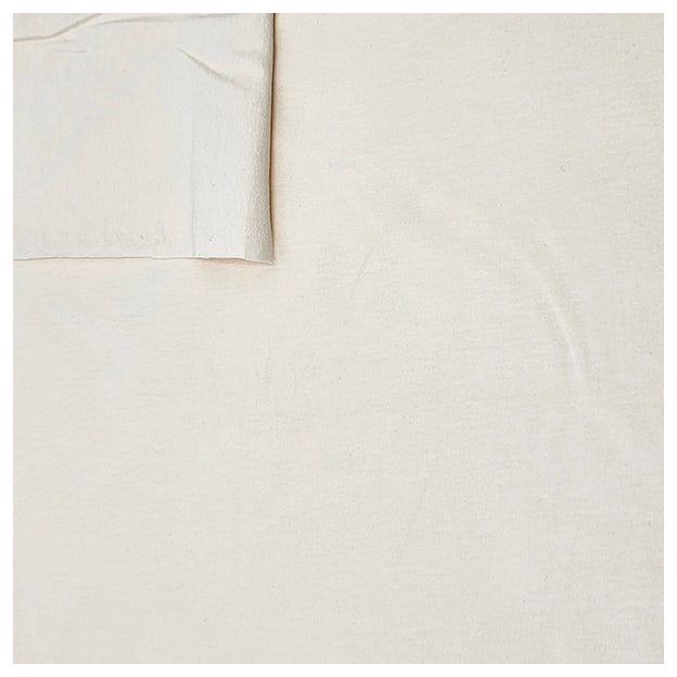 Baumwolljersey uni wollweiß