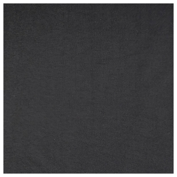 French Terry uni schwarz geraut