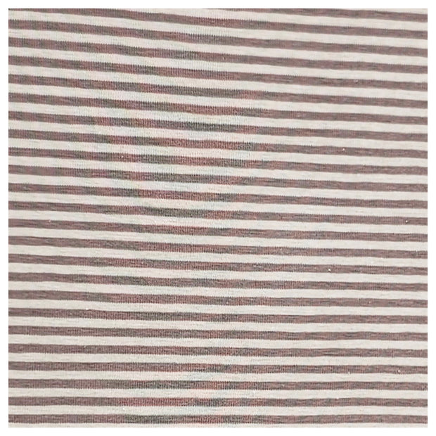 Jersey Streifen taupe 2mm