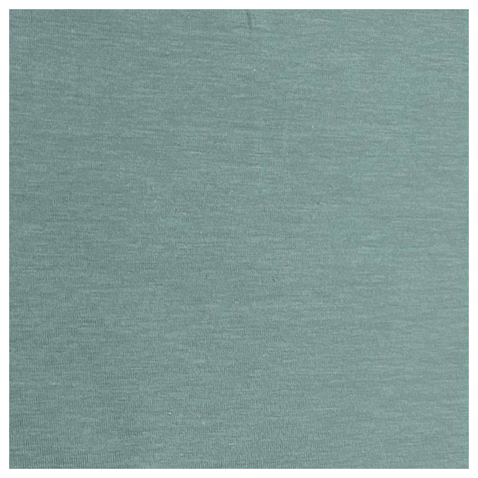 Baumwolljersey uni dusty mint