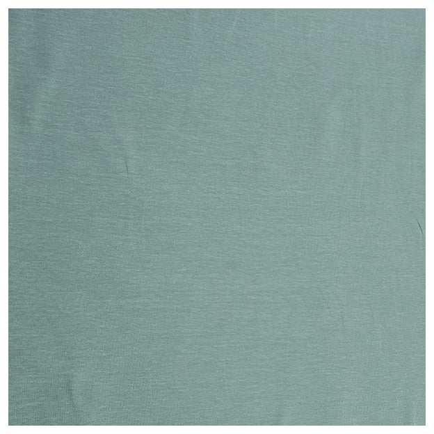 Baumwolljersey uni dusty mint