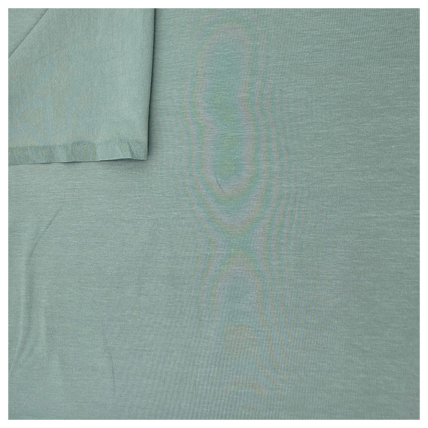 Baumwolljersey uni dusty mint
