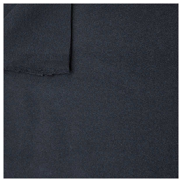 Baumwoll Fleece uni marine