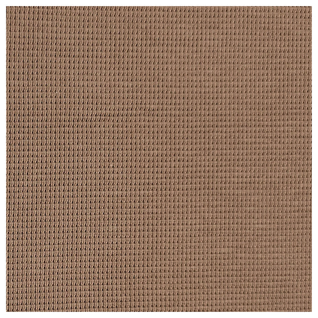 Waffelstoff Jersey kakaobraun