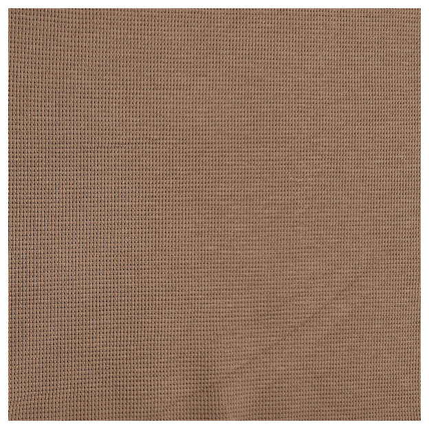 Waffelstoff Jersey kakaobraun