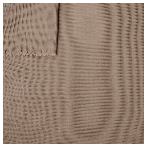 Waffelstoff Jersey kakaobraun