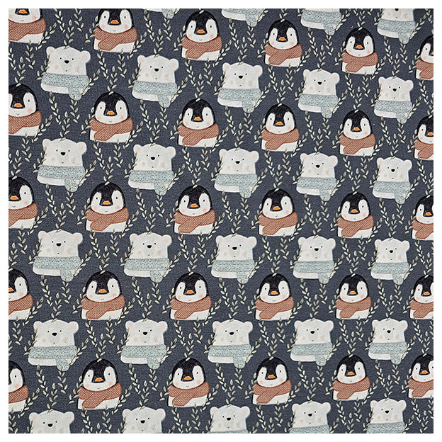 French Terry Pinguine und Eisbären